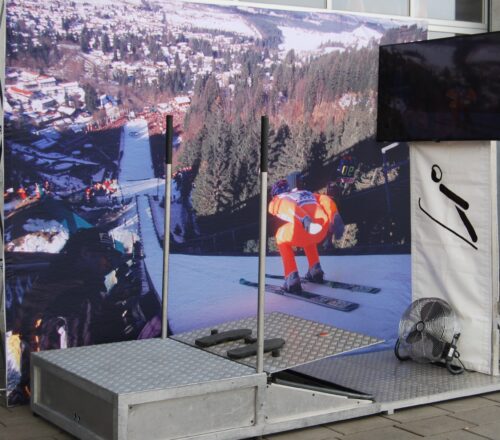 Skisprungsimulator Verleih