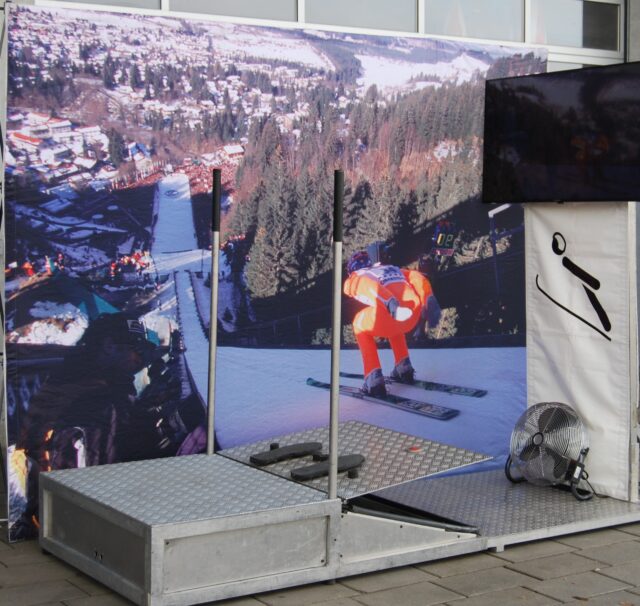 Skisprungsimulator Verleih