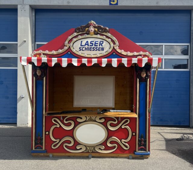 Schießbude Laserschießen