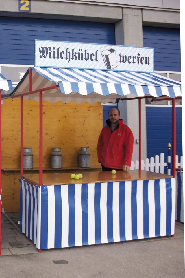 Milchkübelwerfen Verleih
