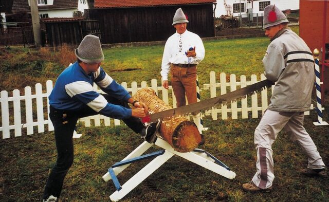 Baumstammsägen leihen