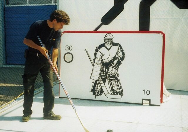 Eishockeytorwand mieten