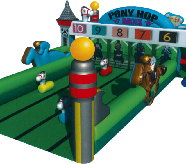 Pony Hop Pferdehüpfbahn Verleih