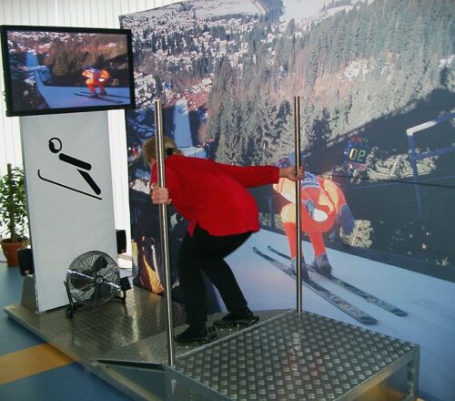 Skisprungsimulator Verleih