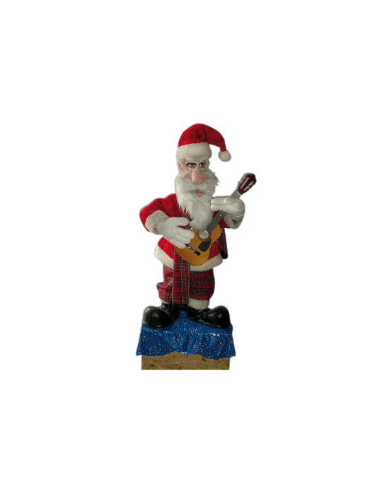 Tanzender Weihnachtsmann mit Musik