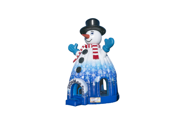 Hüpfburg Schneemann