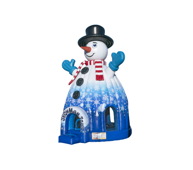 Hüpfburg Schneemann
