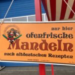 Marktwagen/-stand mit Mandelheizblech