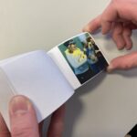 Ein Daumenkino, das durchgebättert wird